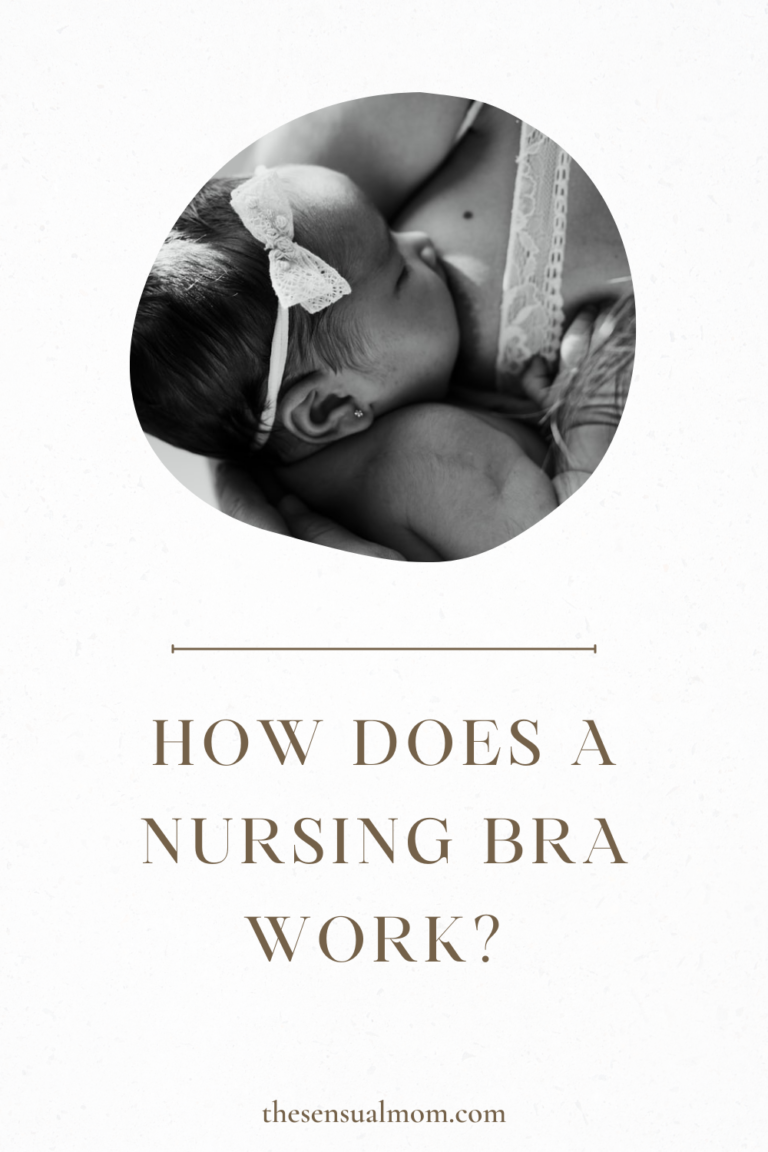 How does a nursing bra work?